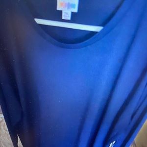 Lularoe Hudson 2xl solid blue new with tag